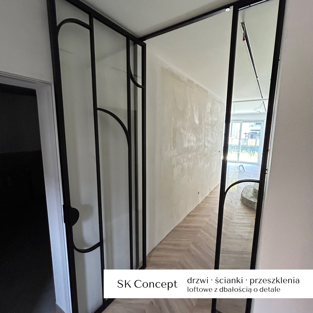 Sosnowiec – drzwi loftowe na indywidualne zamówienie